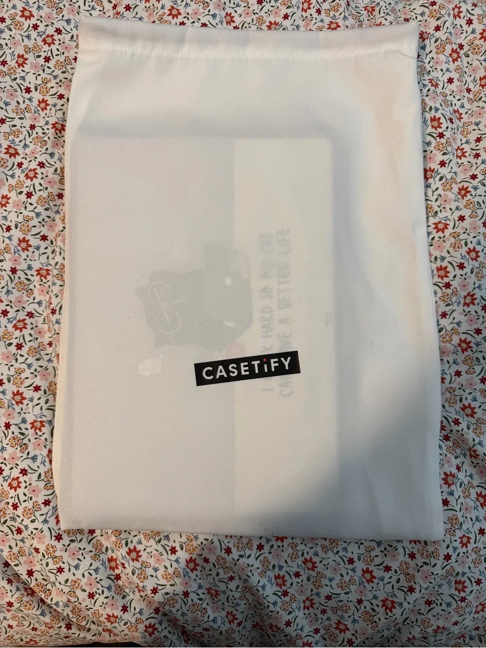 Casetify Floral Cat Laptop Sleeve in White and Black